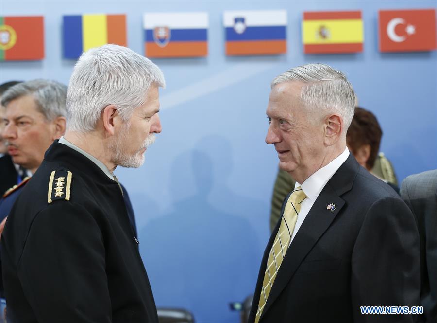 BELGIUM-BRUSSELS-NATO-DEFENCE MINISTER-MEETING