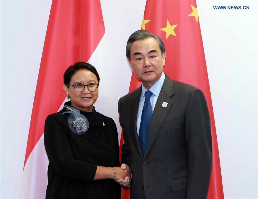 GERMANY-BONN-CHINA-INDONESIA-FM-MEETING