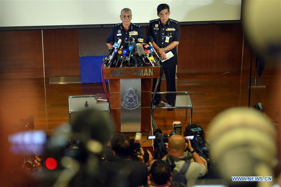 MALAYSIA-KUALA LUMPUR-POLICE-PRESS CONFERENCE-DPRK MAN-DEATH