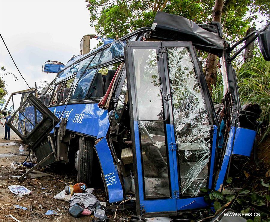 PHILIPPINES-RIZAL PROVINCE-BUS ACCIDENT