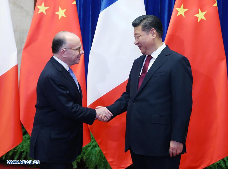 CHINA-BEIJING-XI JINPING-FRENCH PM-MEETING (CN) 