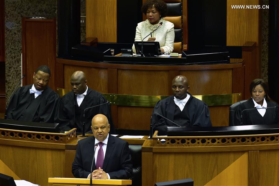 SOUTH AFRICA-CAPE TOWN-BUDGET SPEECH-EDUCATION