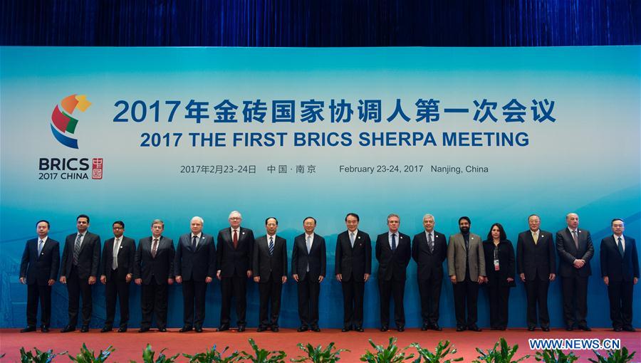 CHINA-NANJING-BRICS-SHERPA MEETING (CN)