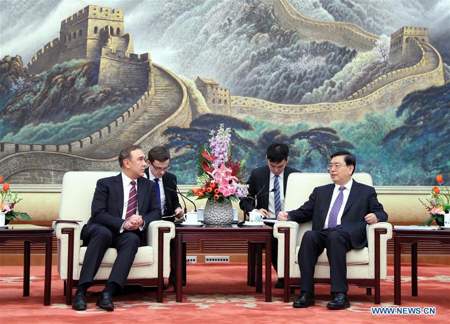 CHINA-BEIJING-ZHANG DEJIANG-POLAND-MEETING (CN)