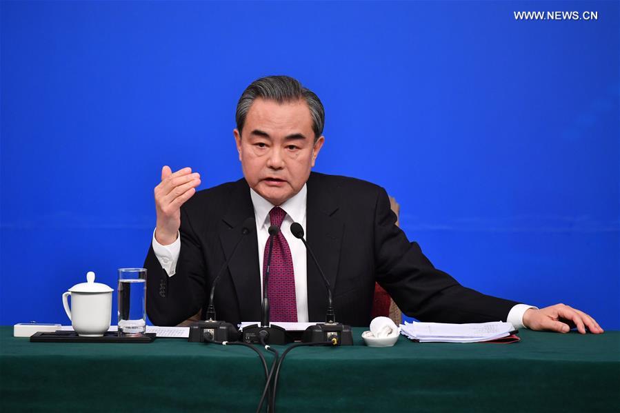 (TWO SESSIONS)CHINA-BEIJING-NPC-PRESS CONFERENCE-WANG YI (CN)