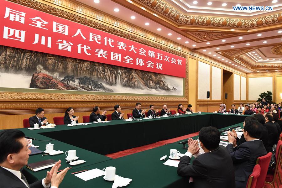 (TWO SESSIONS)CHINA-BEIJING-XI JINPING-NPC-PANEL DISCUSSION (CN)