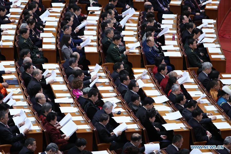 (TWO SESSIONS)CHINA-BEIJING-CPPCC-CLOSING MEETING (CN)