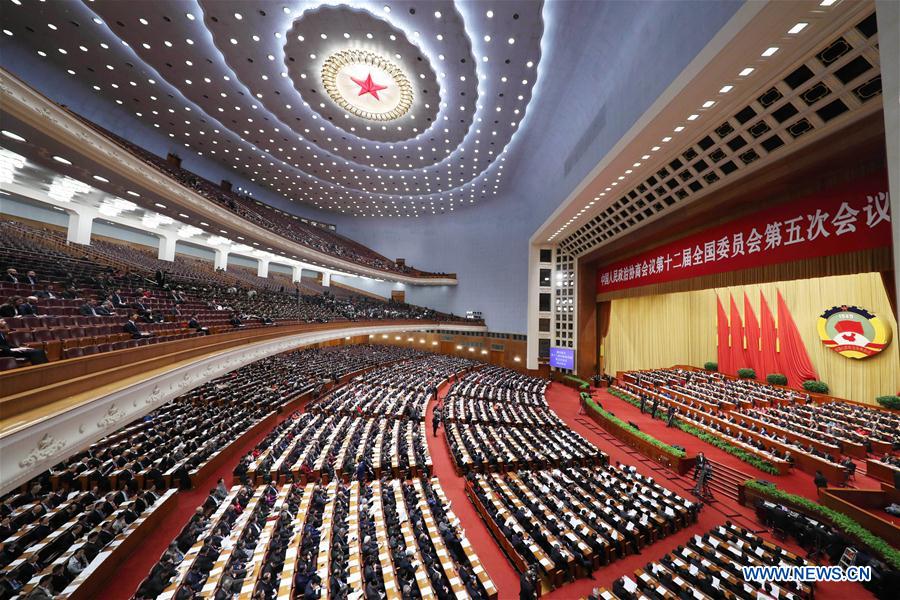 (TWO SESSIONS)CHINA-BEIJING-CPPCC-CLOSING MEETING (CN)