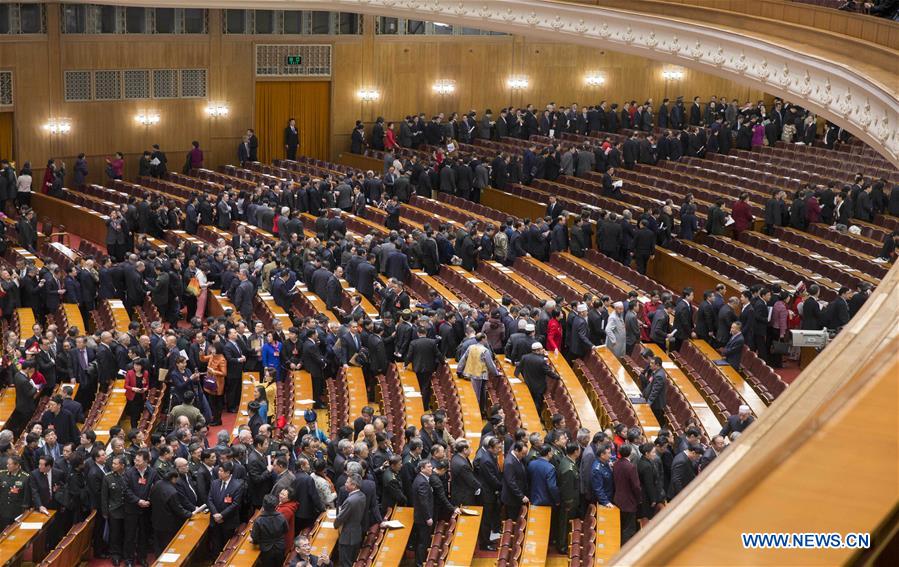 (TWO SESSIONS)CHINA-BEIJING-CPPCC-CLOSING MEETING (CN)