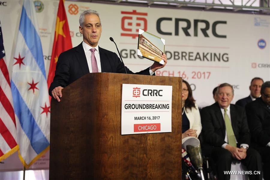 U.S.-CHINA-RAILCAR ASSEMBLY PLANT-GROUND-BREAKING CEREMONY