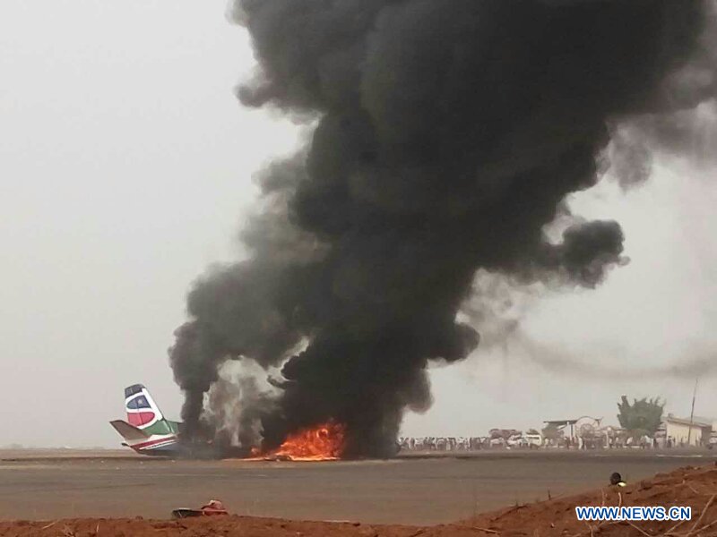 SOUTH SUDAN-WAU-AIRCRAFT-CRASH