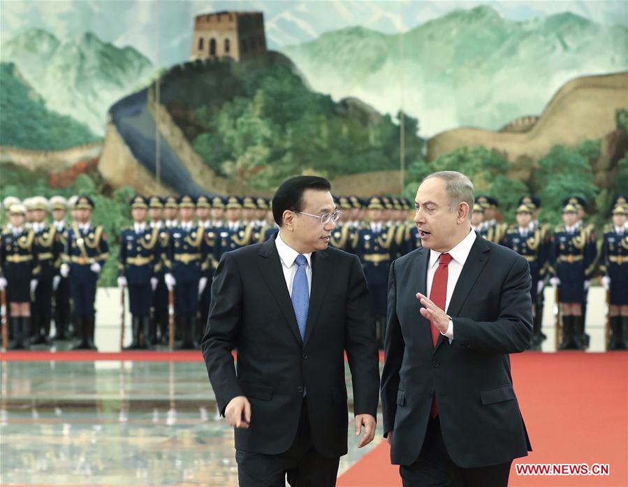 CHINA-BEIJING-LI KEQIANG-ISRAELI PM-TALKS (CN)