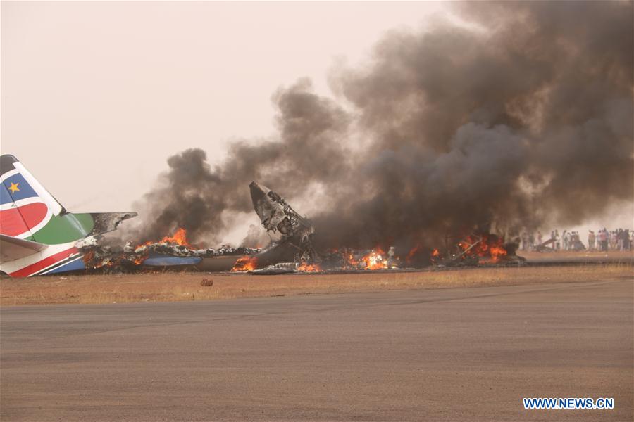 SOUTH SUDAN-WAU-PLANE-CRASH