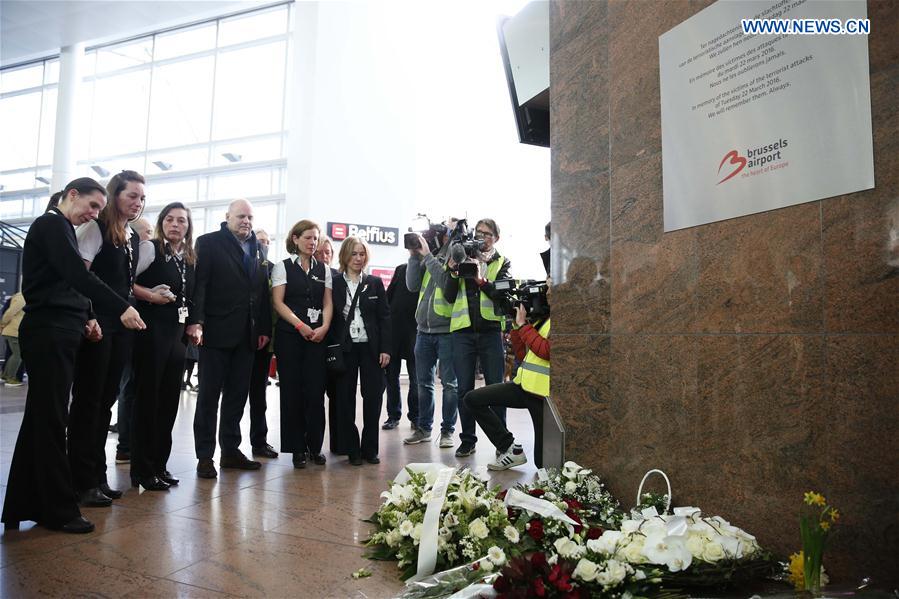 BELGIUM-BRUSSELS-TERRORIST ATTACKS-ANNIVERSARY