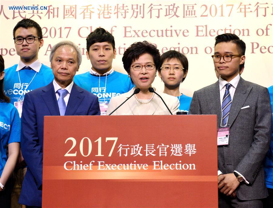 CHINA-HONG KONG-CHIEF EXECUTIVE-ELECTION-LAM CHENG YUET-NGOR (CN)