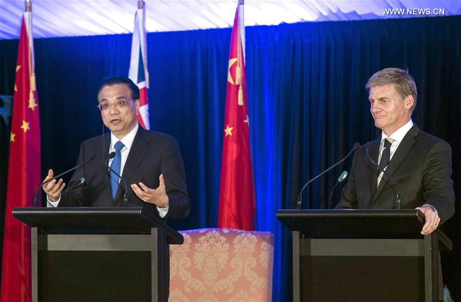 NEW ZEALAND-WELLINGTON-LI KEQIANG-PRESS CONFERENCE