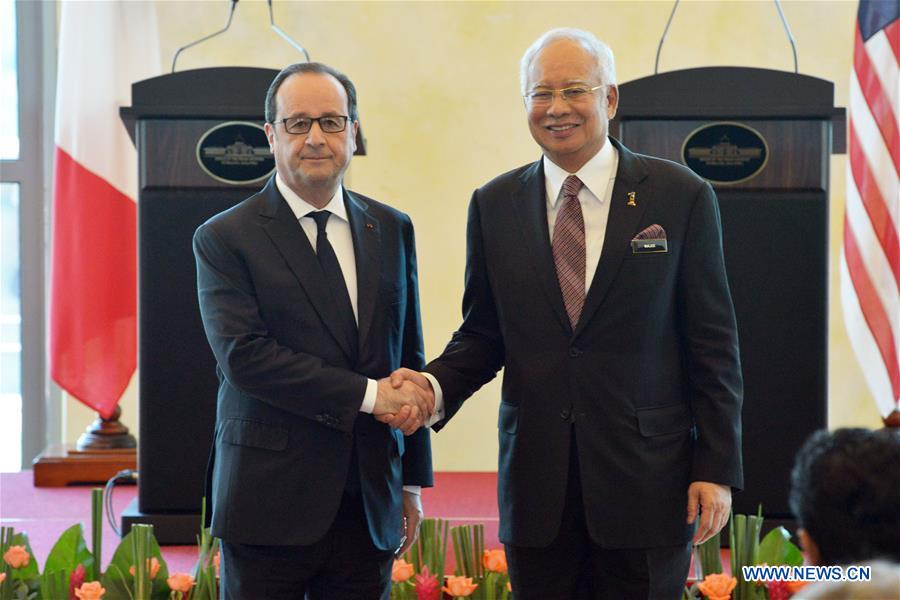 MALAYSIA-KUALA LUMPUR-FRANCE-HOLLANDE-VISIT