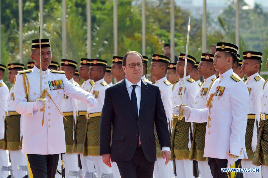 MALAYSIA-KUALA LUMPUR-FRANCE-HOLLANDE-VISIT