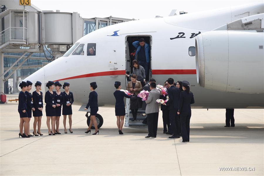 DPRK-PYONGYANG-CHINA-DANDONG-CHARTER FLIGHT-OPEN