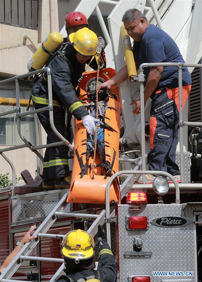 PHILIPPINES-QUEZON-NATIONWIDE SIMULTANEOUS EARTHQUAKE DRILL