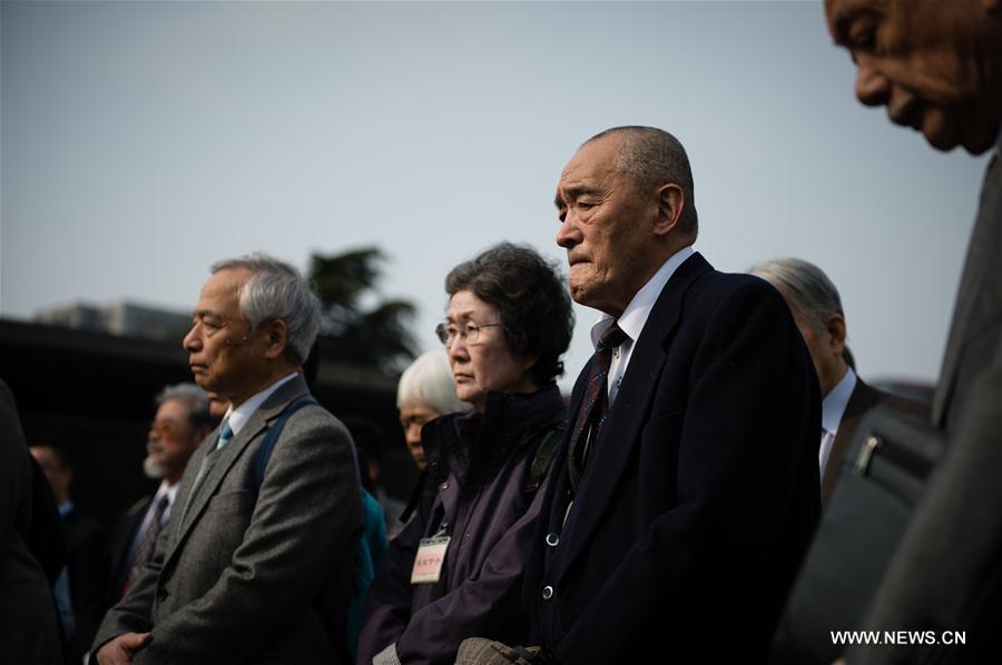 CHINA-NANJING-NANJING MASSACRE VICTIMS-JAPANESE DELEGATION-MOURNING (CN) 