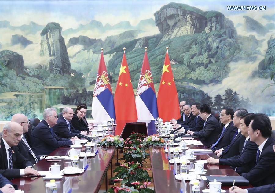 CHINA-BEIJING-LI KEQIANG-SERBIAN PRESIDENT-MEETING (CN)