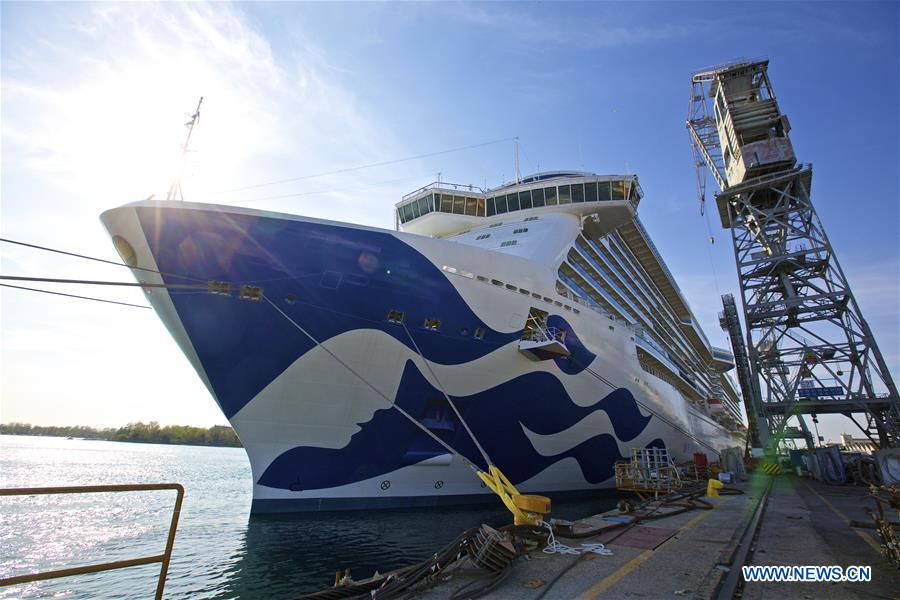 ITALY-MONFALCONE-CRUISE-MAJESTIC PRINCESS-HANDOVER-SILK ROAD SEA ROUTE