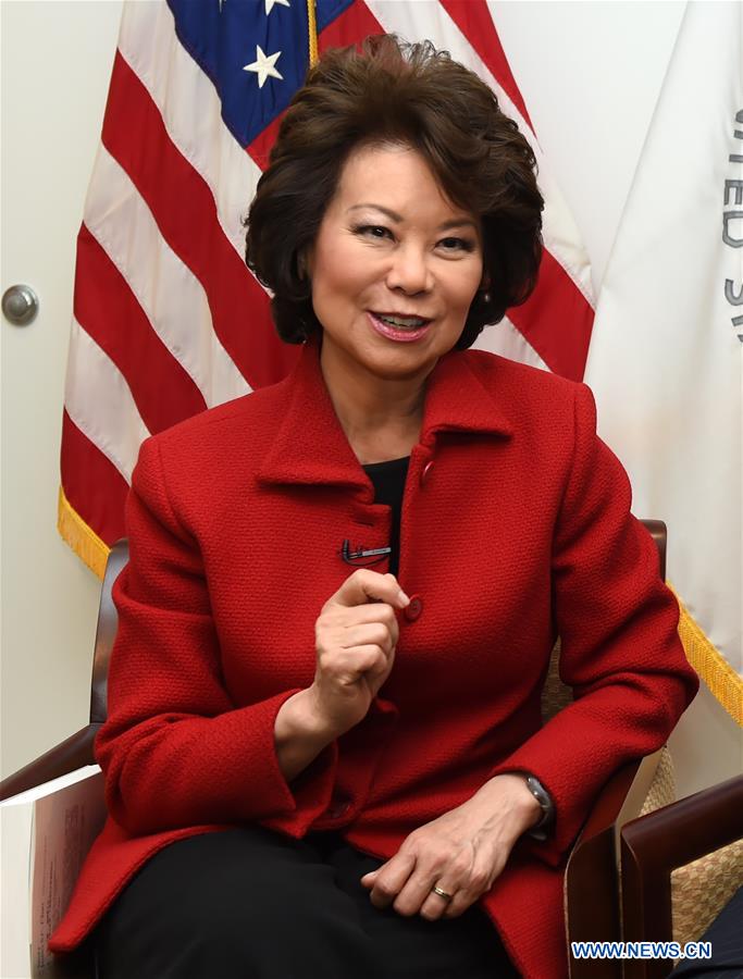 U.S.-WASHINGTON-INTERVIEW-ELAINE CHAO