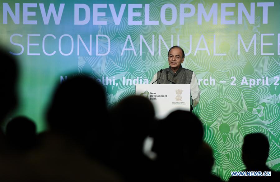 INDIA-NEW DELHI-NEW DEVELOPMENT BANK-2ND ANNUAL MEETING