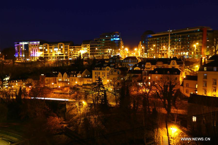 LUXEMBOURG-NIGHT VIEW
