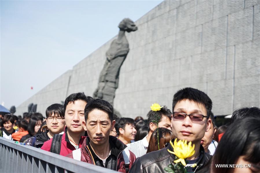 CHIN-NANJING-QINGMING HOLIDAY-NANJING MASSACRE VICTIMS (CN)
