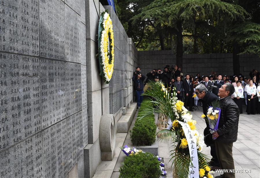 CHINA-NANJING-QINGMING-NANJING MASSACRE VICTIMS (CN)