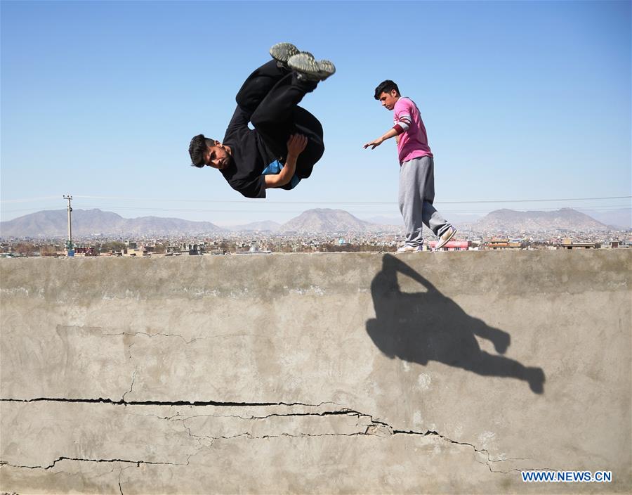 (SP)AFGHANISTAN-KABUL-PARKOUR TEAM