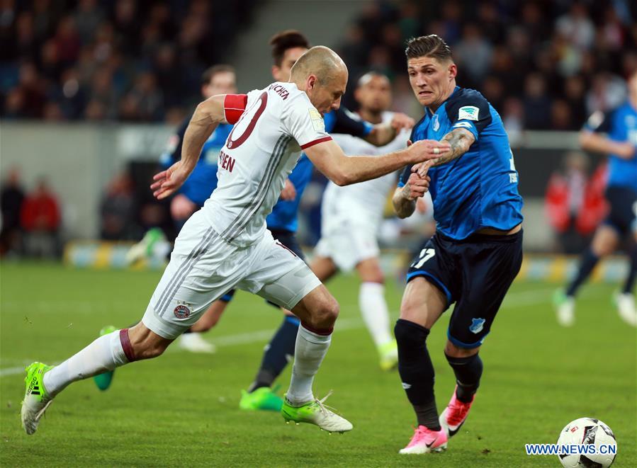(SP)GERMANY-BUNDESLIGA SOCCER MATCH-HOFFENHEIM VS BAYERN MUENCHEN