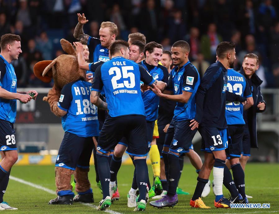 (SP)GERMANY-BUNDESLIGA SOCCER MATCH-HOFFENHEIM VS BAYERN MUENCHEN