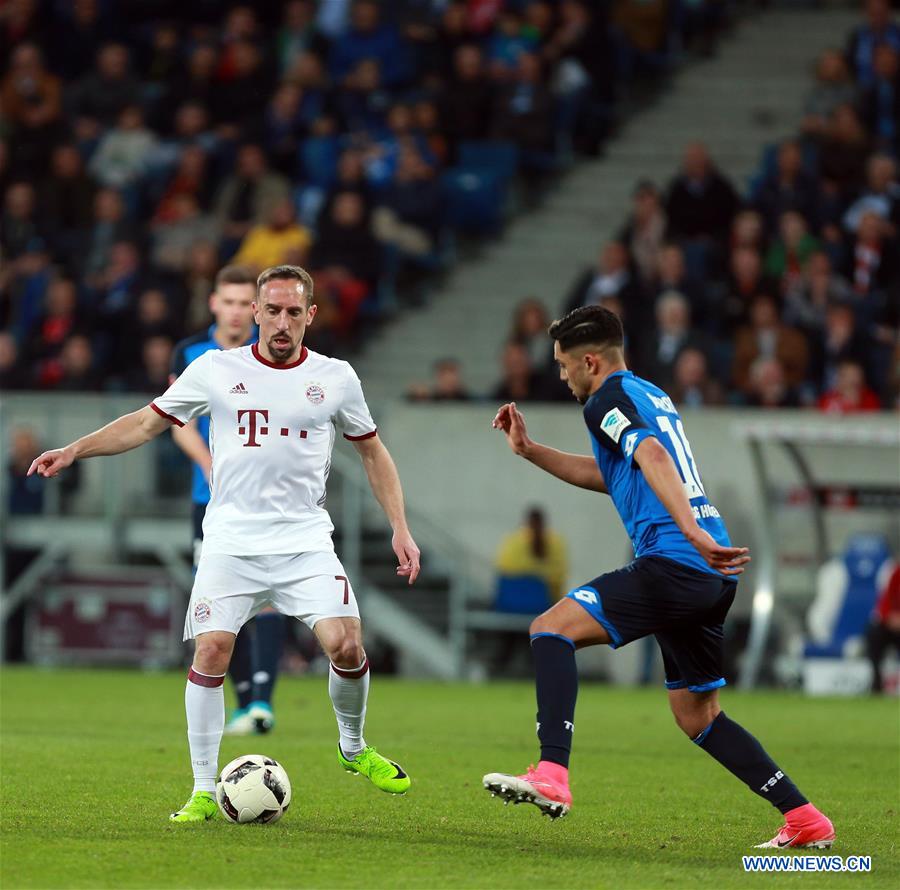 (SP)GERMANY-BUNDESLIGA SOCCER MATCH-HOFFENHEIM VS BAYERN MUENCHEN