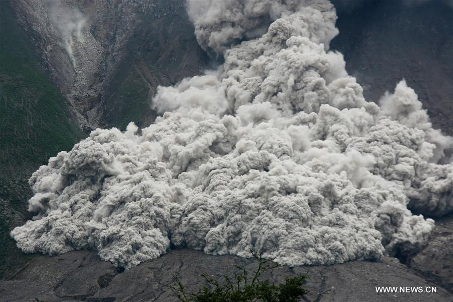 INDONESIA-NORTH SUMATRA-MOUNT SINABUNG-ERUPTION