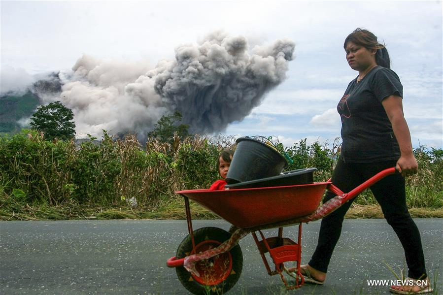 INDONESIA-NORTH SUMATRA-MOUNT SINABUNG-ERUPTION