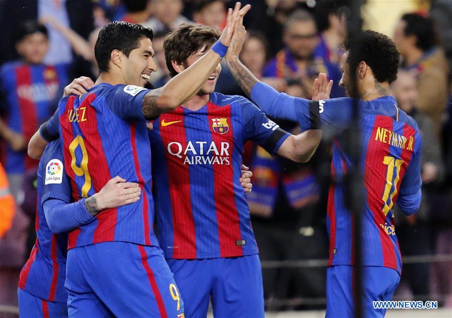 (SP)SPAIN-BARCELONA-SOCCER-LA LIGA-FCB VS SFC