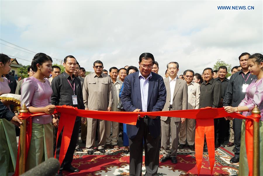 CAMBODIA-PHNOM PENH-CHINA-FUNDED ROAD-INAUGURATION