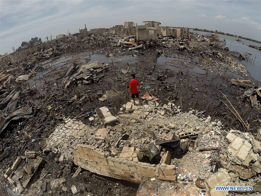 PHILIPPINES-CAVITE-SLUME-FIRE