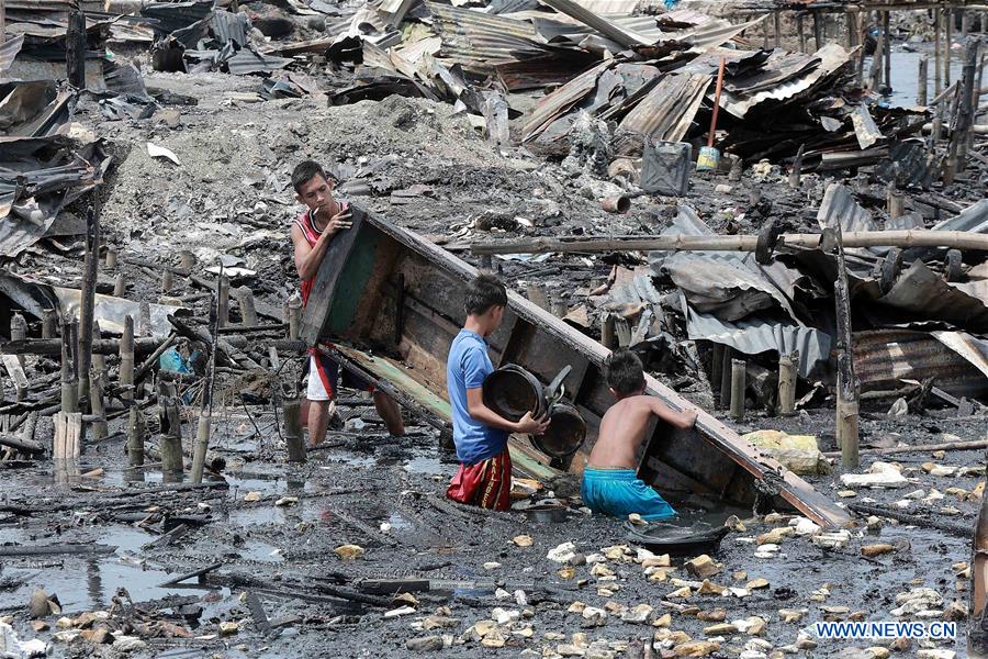 PHILIPPINES-CAVITE-SLUME-FIRE