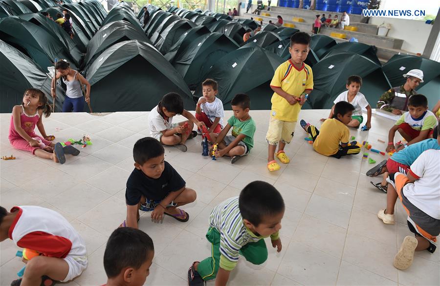 COLOMBIA-MOCOA-ENVIRONMENT-LANDSLIDE-SHELTER