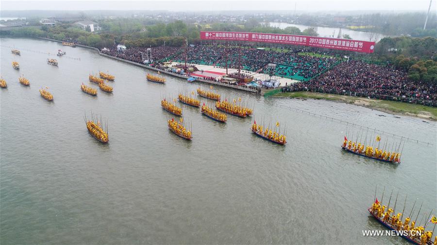 CHINA-JIANGSU-TAIZHOU-WATER TEMPLE FAIR