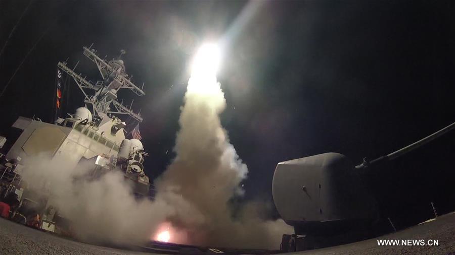 MEDITERRANEAN-U.S.-NAVY-MISSILES-SYRIA