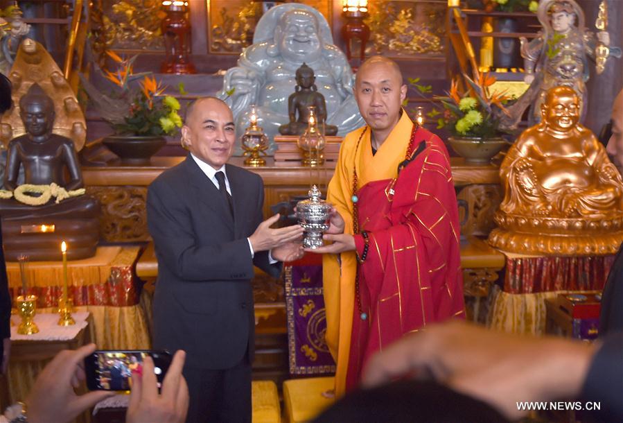 CHINA-ZHEJIANG-CAMBODIAN KING-SIHAMONI-VISIT (CN)