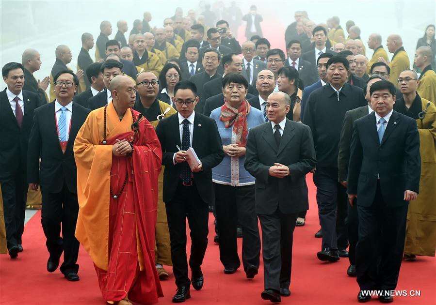 CHINA-ZHEJIANG-CAMBODIAN KING-SIHAMONI-VISIT (CN)