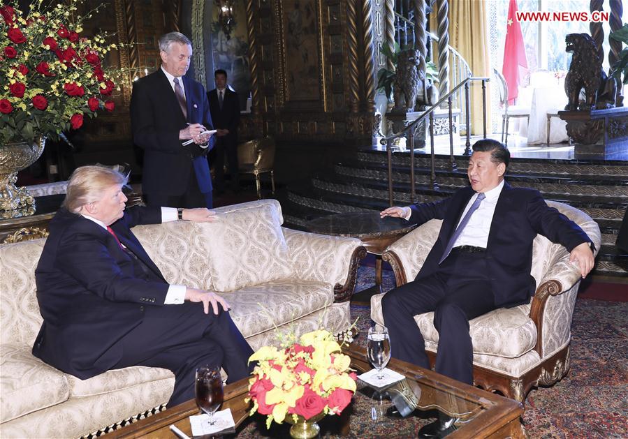 U.S.-CHINA-XI JINPING-TRUMP-TALKS