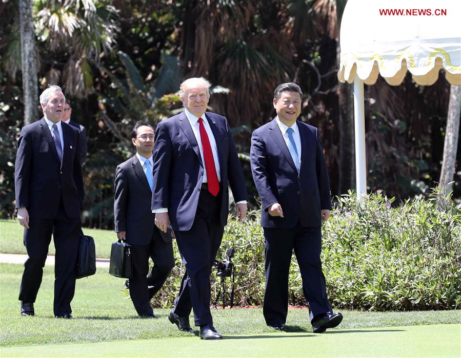 U.S.-CHINA-XI JINPING-TRUMP-TALKS