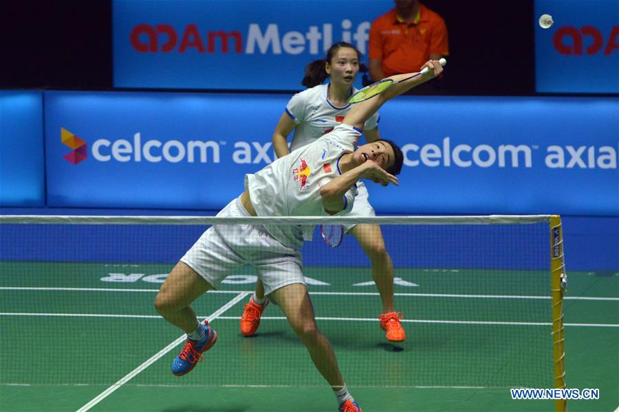 (SP)MALAYSIA-KUCHING-BADMINTON-MAS OPEN-SEMIFINAL